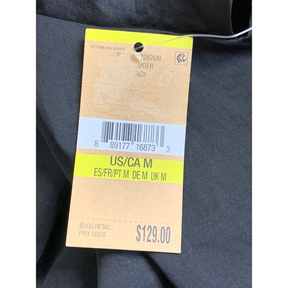 Rachel Rachel Roy Size S/M Black Double V Swing Dress Cold Shoulder Mini 6945 - Picture 7 of 16